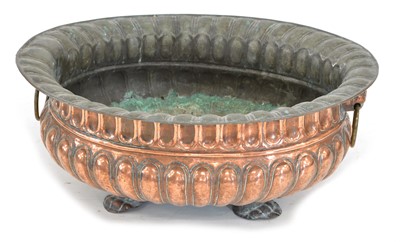 Lot 214 - Early 20th-century copper planter