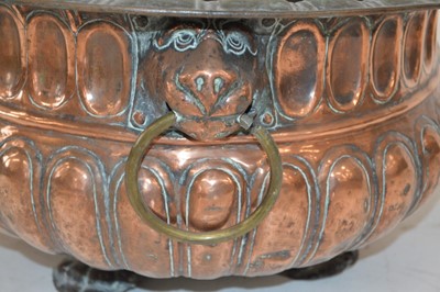 Lot 214 - Early 20th-century copper planter