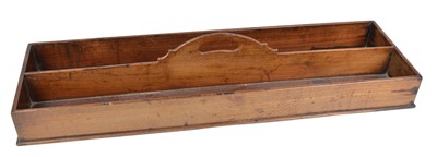 Lot 209 - George III cutlery box