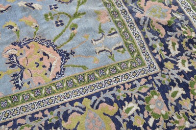 Lot 309 - Large late 19th-century carpet square