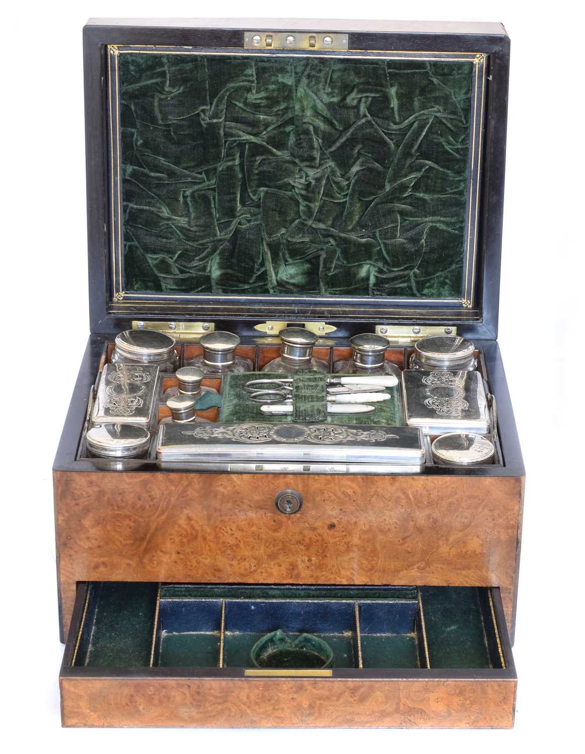 Lot 84 - A vanity case by Mappin Brothers