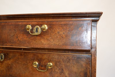 Lot 283 - 18th century walnut chest of drawers