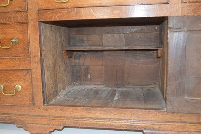 Lot 298 - George III oak dresser base