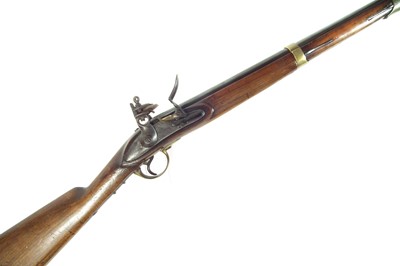 Lot 314 - Belgian flintlock trade carbine