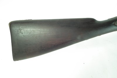 Lot 328 - Belgian percussion double barrel shotgun