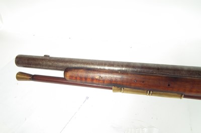 Lot 54 - Composed flintlock officers fusil or musket