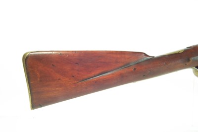 Lot 54 - Composed flintlock officers fusil or musket