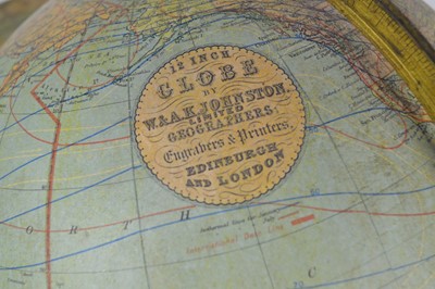 Lot 191 - W. & A.K. Johnston table globe.