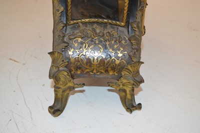 Lot 177 - Louis XVIII boulle clock with matching bracket