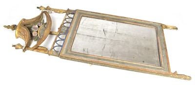 Lot 223 - Early 19th-century gesso framed rectangular wall mirror