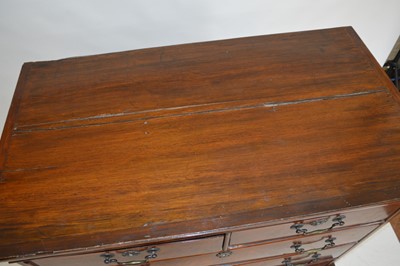 Lot 290 - Late 18th-century walnut veneered chest on stand