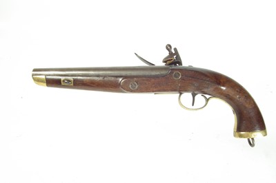 Lot 227 - Belgian flintlock holster pistol