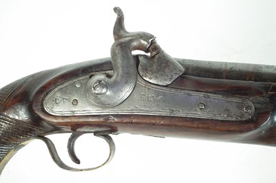 Lot 212 - Indian percussion holster pistol