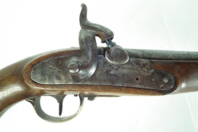 Lot 233 - Composed percussion holster pistol