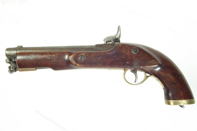 Lot 222 - Indian made percussion Lancers pistol
