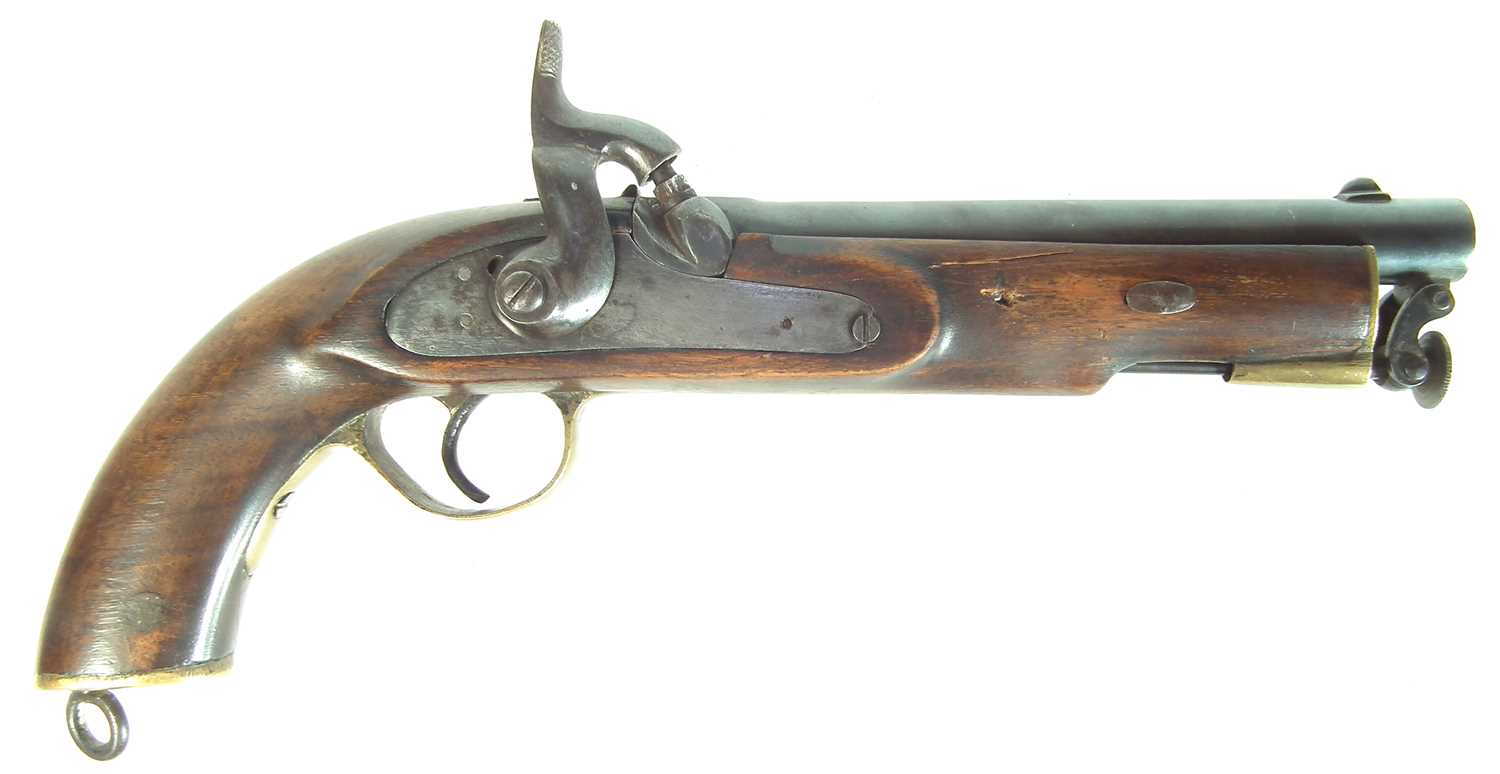 Lot 236 - Indian made percussion Lancers pistol