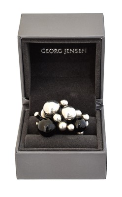 Lot 102 - A Georg Jensen Moonlight Grapes ring