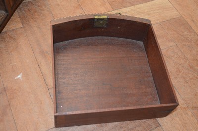 Lot 338 - George III mahogany dressing table mirror