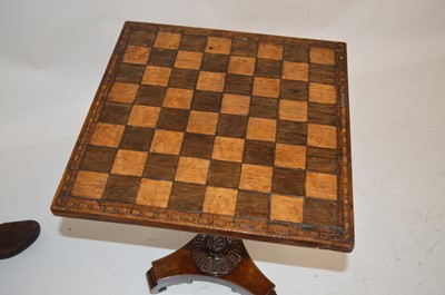 Lot 397 - Victorian mahogany games table