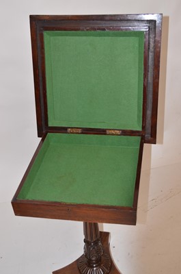 Lot 397 - Victorian mahogany games table