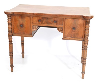 Lot 413 - William IV mahogany side table or dressing table