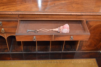 Lot 228 - Early 19th-century mahogany secretary bookcase