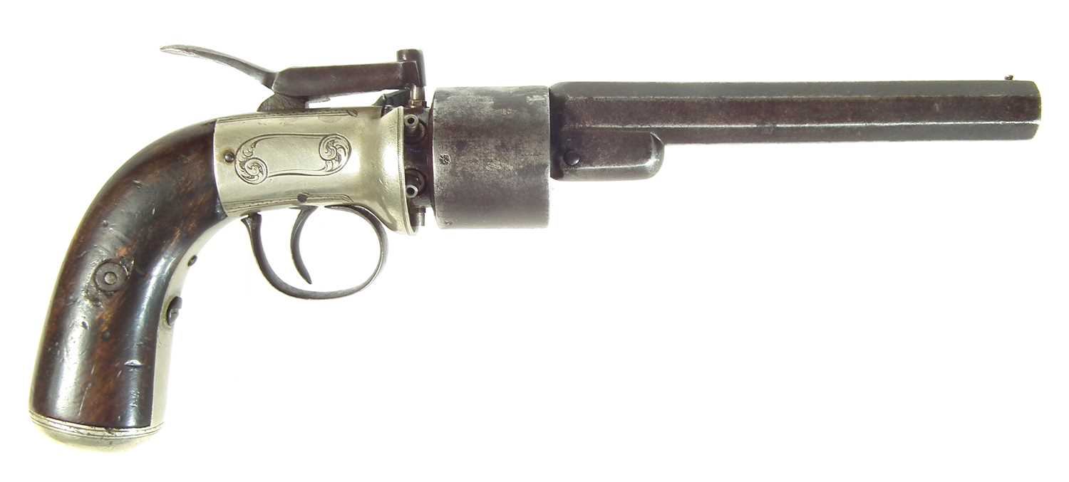 Lot 251 - Baker's Patent transitional revolver