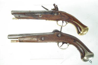 Lot 218 - Two composed pistols