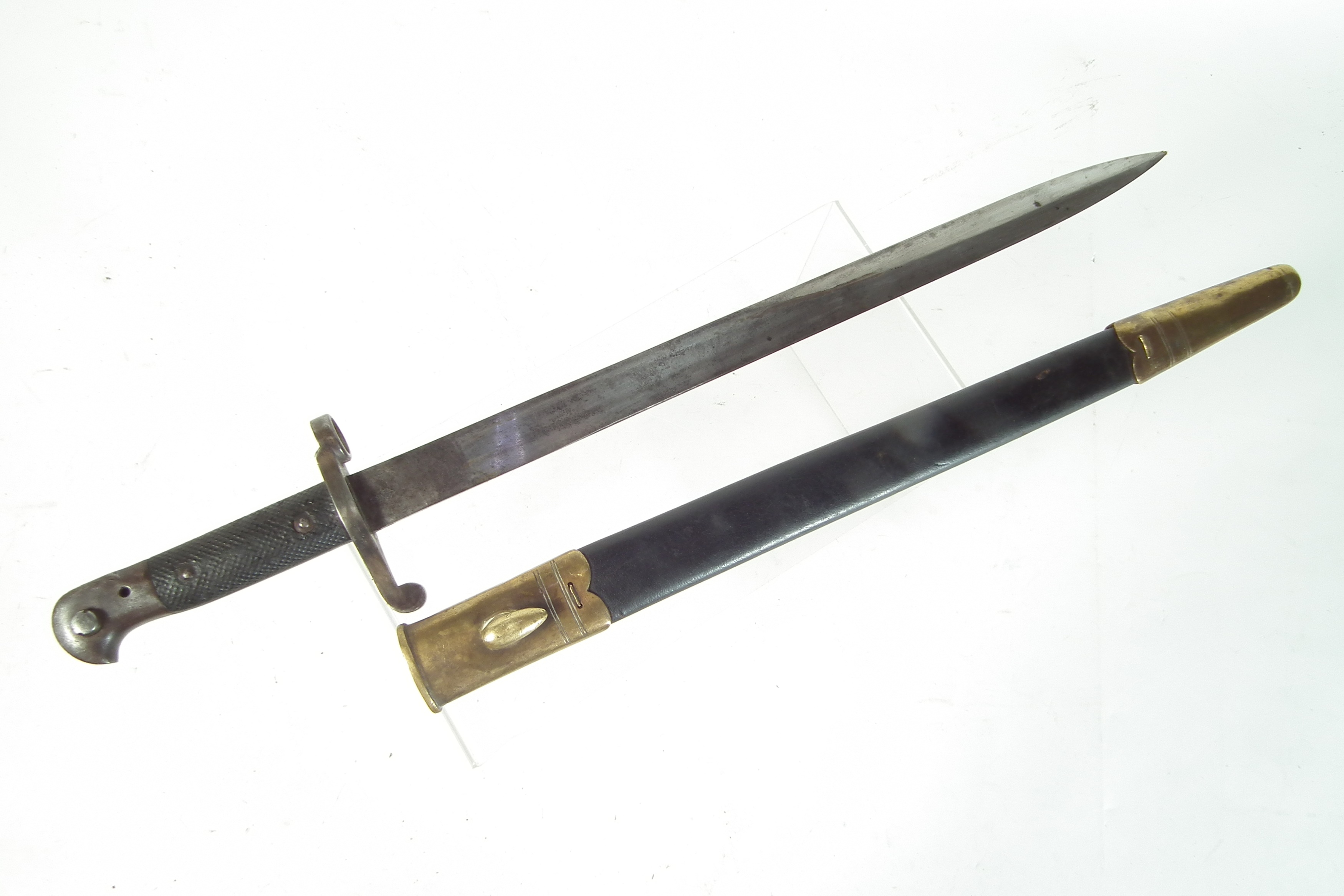 Lot 109 Martini Henry pattern 1860 yataghan sword