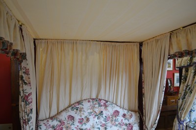 Lot 441 - Mid-20th-century mahogany framed four-poster bed