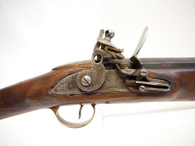 Lot 350 - Modern deactivated flintlock blunderbuss.