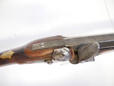 Lot 350 - Modern deactivated flintlock blunderbuss.