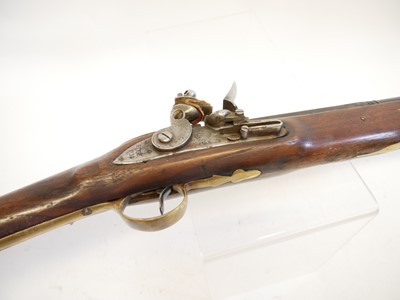 Lot 350 - Modern deactivated flintlock blunderbuss.