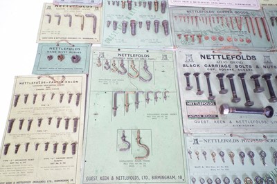 Lot 171 - Guest, Keene and Nettlefolds screws, bolts and fixings shop display