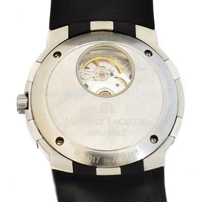 Lot 172 - A stainless steel Maurice Lacroix 'Milestone' automatic wristwatch