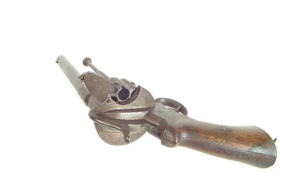 Lot 21 - Lafaucheux pinfire 10 shot 11mm revolver