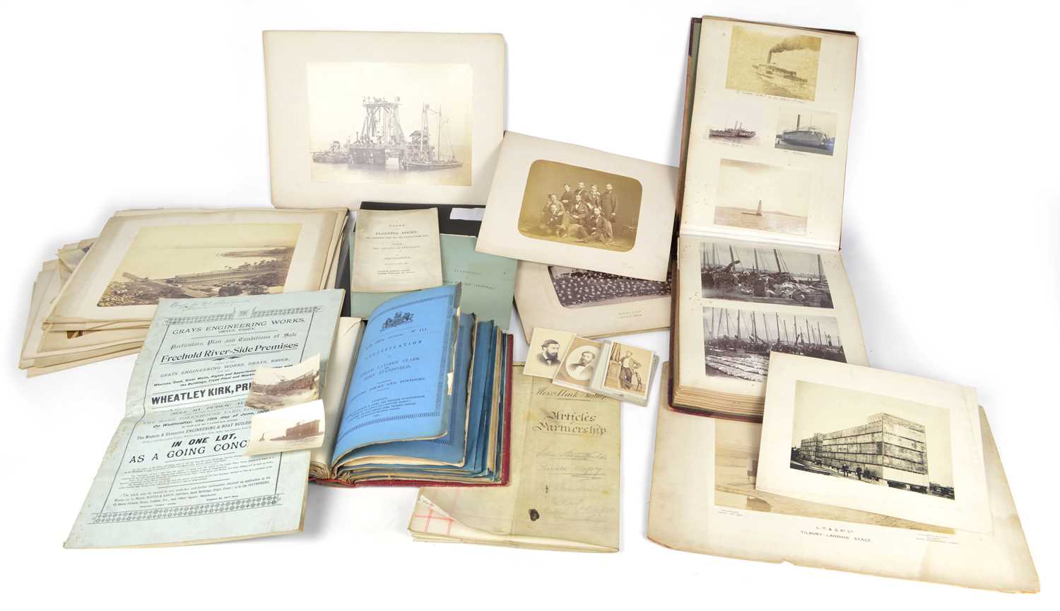 Lot 67 - Collection of photographs, documents, patents and ephemera relating to John Standfield (1838-1890)