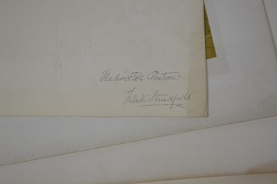Lot 67 - Collection of photographs, documents, patents and ephemera relating to John Standfield (1838-1890)