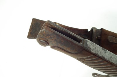 Lot 47 - German WWI 1898 saw back 'butcher' bayonet