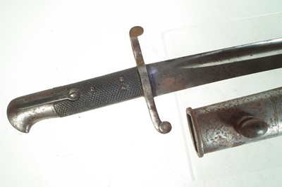 Lot 70 - Martini Henry 1860 pattern Yataghan sword bayonet
