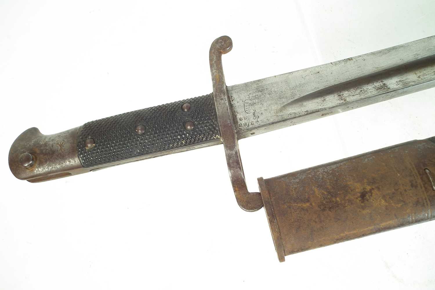 Lot 70 Martini Henry 1860 pattern Yataghan sword