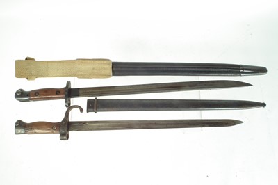 Lot 52 - Two bayonets