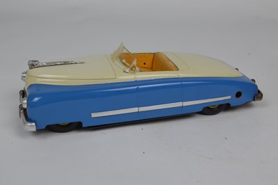 Lot 69 - Three 1950's convertible tinplate cars