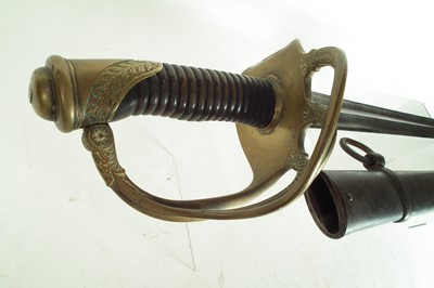 Lot 16 - French 1880 pattern heavy cavalry sabre