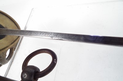 Lot 16 - French 1880 pattern heavy cavalry sabre