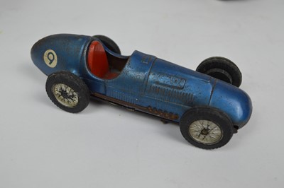 Lot 63 - A selection of tinplate cars