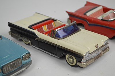 Lot 68 - Four tinplate convertible cars
