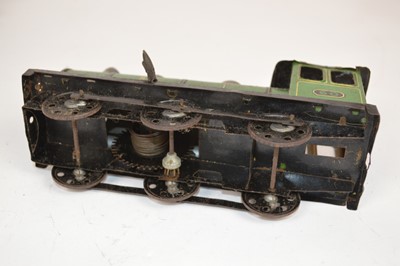Lot 22 - Collection of six wind up clockwork tinplate locomotives