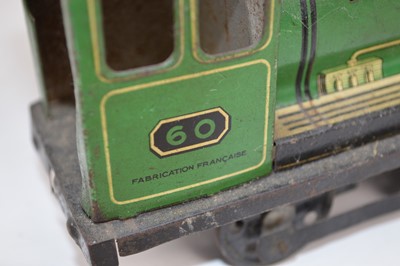 Lot 22 - Collection of six wind up clockwork tinplate locomotives