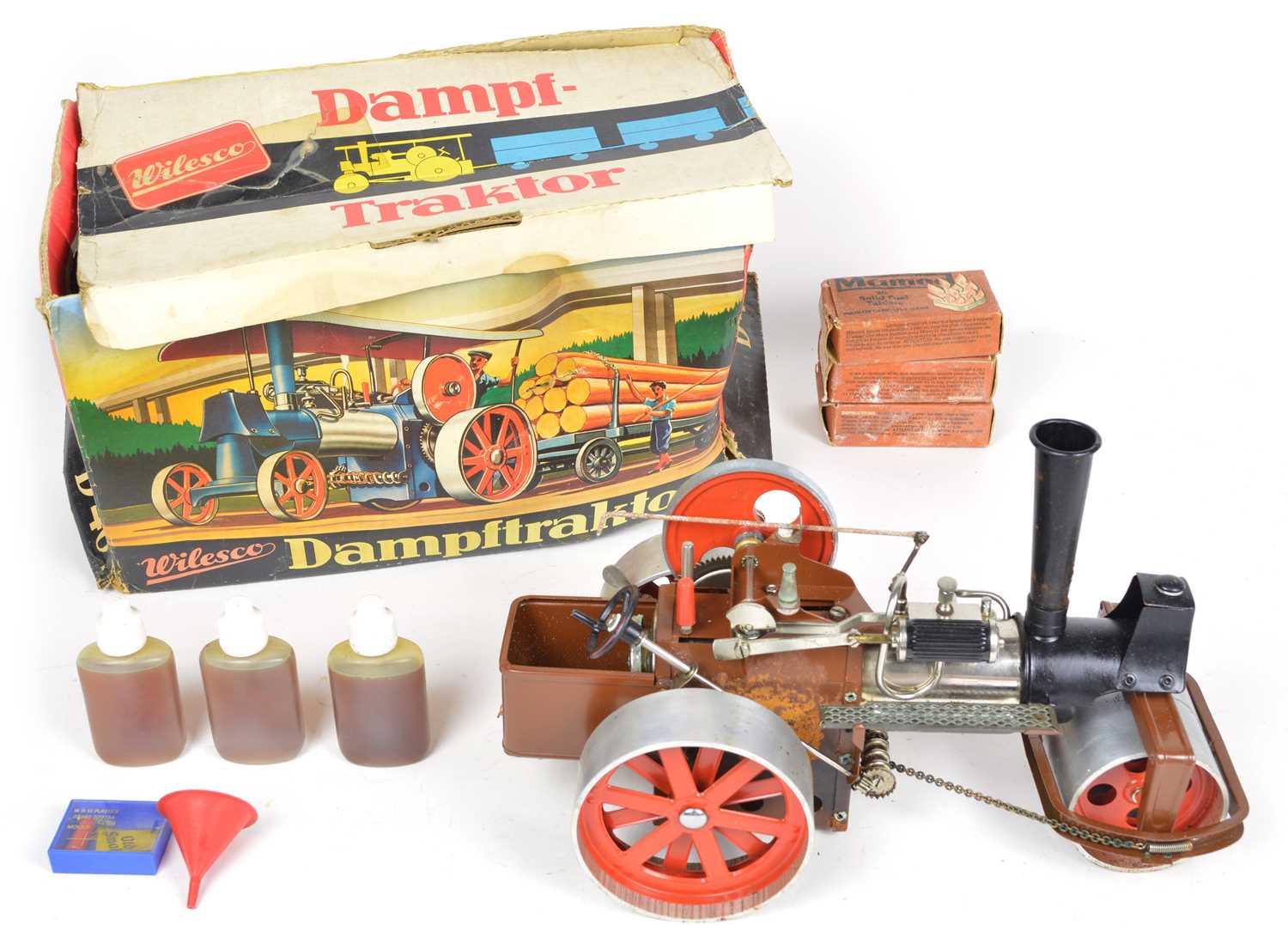 Lot 32 - Wilesco Dampftraktor D45 Traction Engine